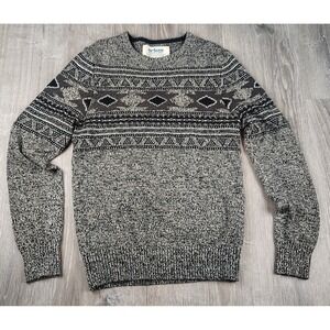 Urban Pipeline Small Mens Sweater Holiday Geometric‎ Cotton Blend Pullover